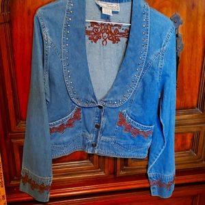 Denim Balero Blazer
